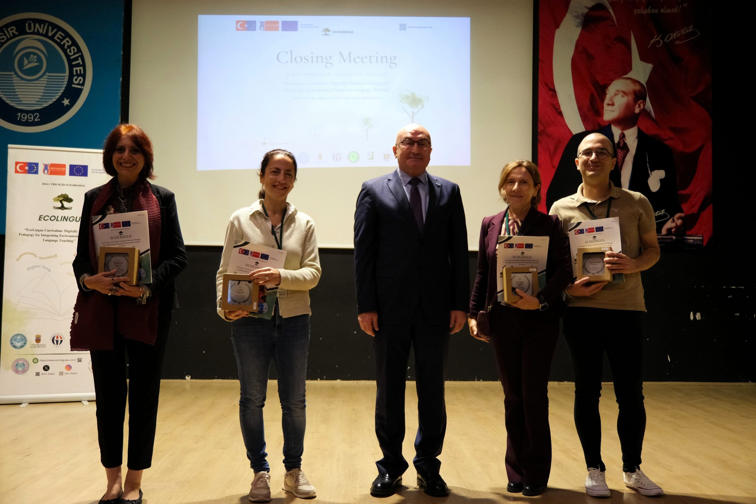 BAÜN'de Çevre Bilinci ve Yabancı Dil Eğitimi Buluşturan Uluslararası EcoLingua Projesi Tamamlandı 9