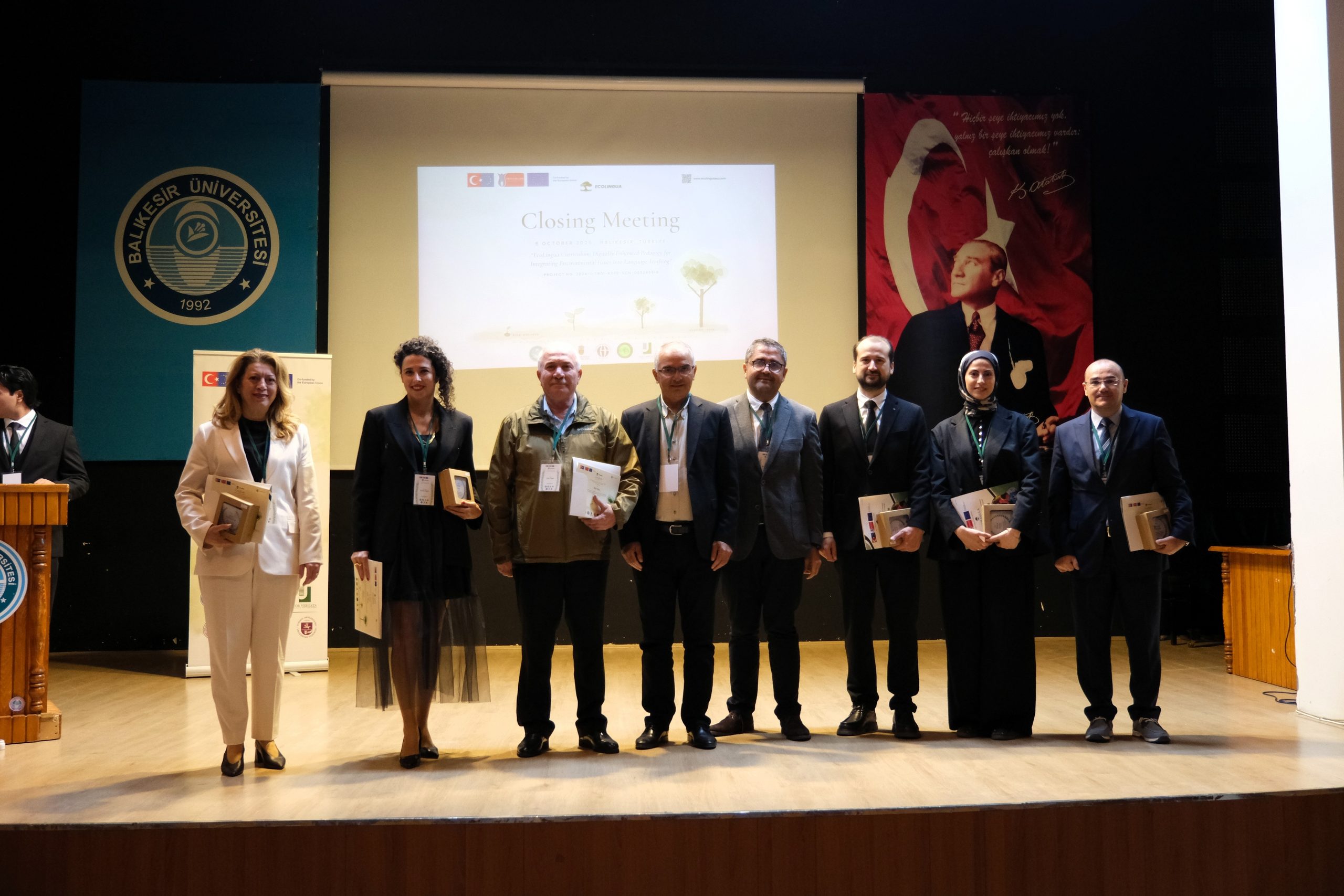 BAÜN'de Çevre Bilinci ve Yabancı Dil Eğitimi Buluşturan Uluslararası EcoLingua Projesi Tamamlandı 13