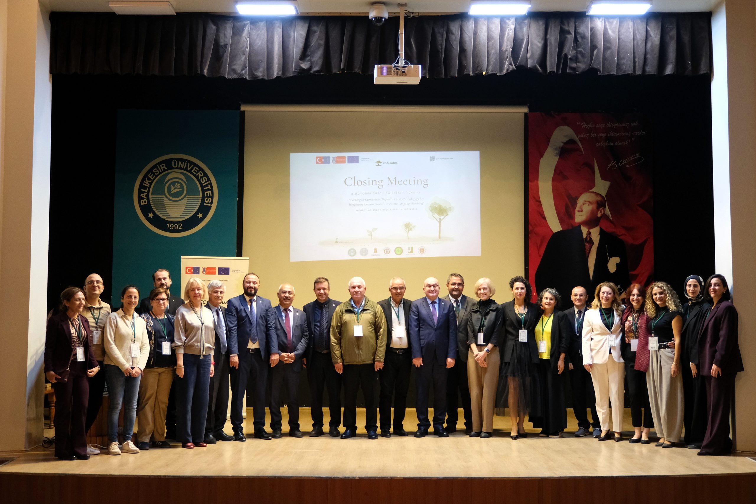 BAÜN'de Çevre Bilinci ve Yabancı Dil Eğitimi Buluşturan Uluslararası EcoLingua Projesi Tamamlandı