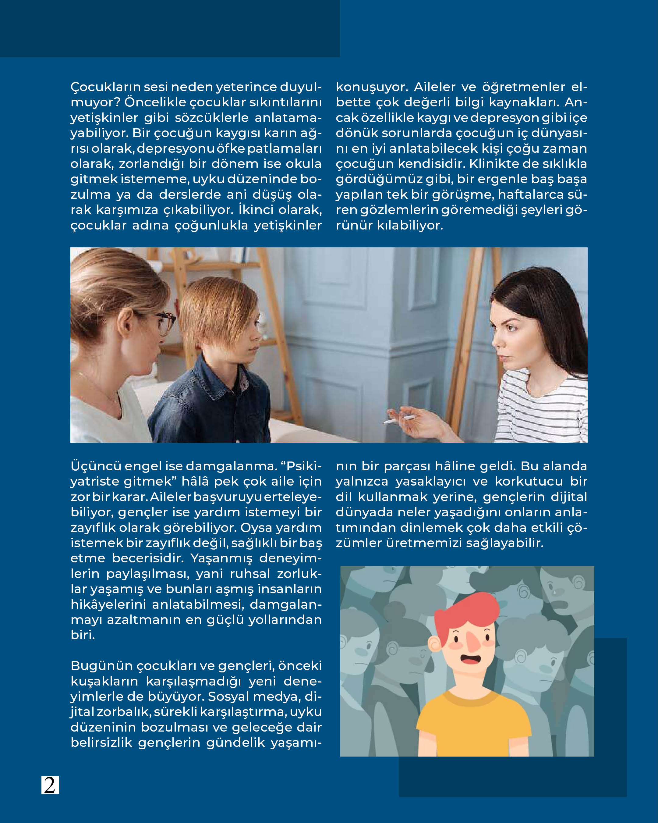 Akademisyenlerimizden; "Çocukların ve Gençlerin Sesini Duymak" Doç. Dr. Mustafa Tolga  TUNAGÜR -  Balıkesir Üniversitesi Tıp Fakültesi Çocuk ve Ergen Ruh Sağlığı ve Hastalıkları Anabilim Dalı 3