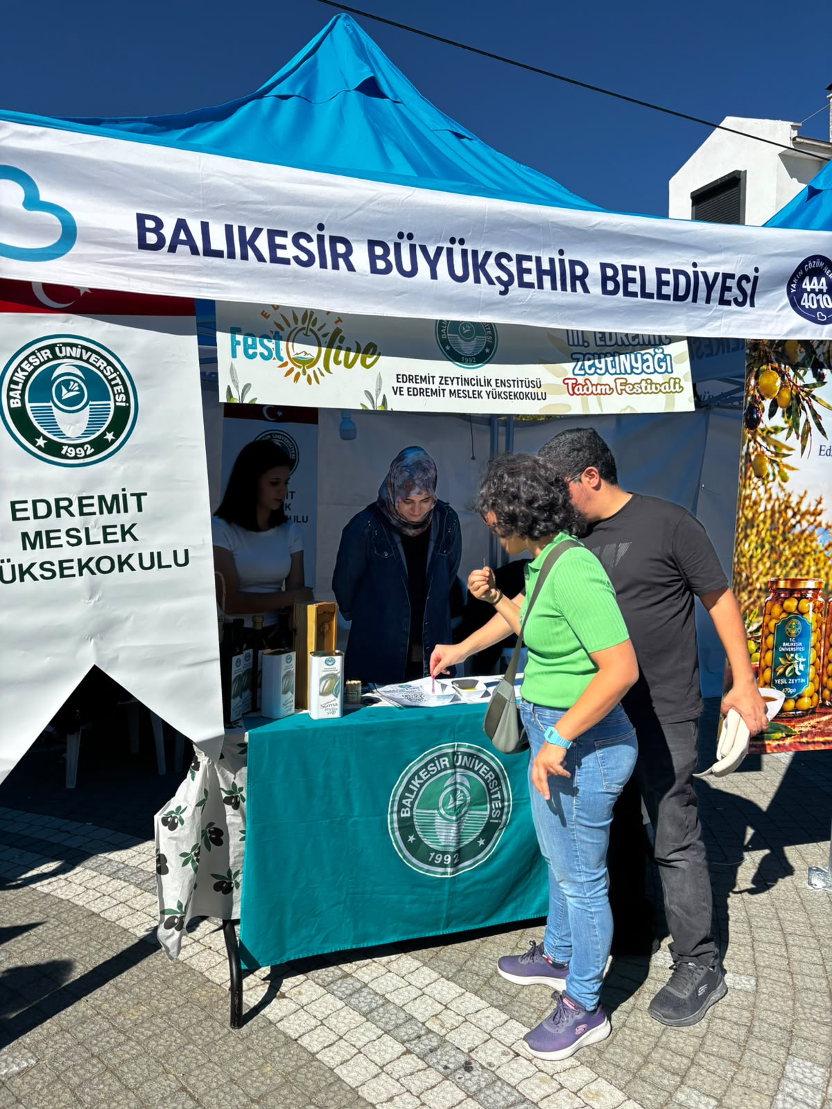 High Interest in Our Stand on the Second Day of the 3rd Edremit Festolive Olive Oil Tasting Festival 1