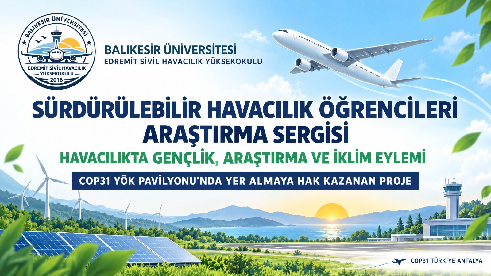 Yüksekokulumuzun Projesi COP31 YÖK Pavilyonu'nda Yer Almaya Hak Kazandı 2