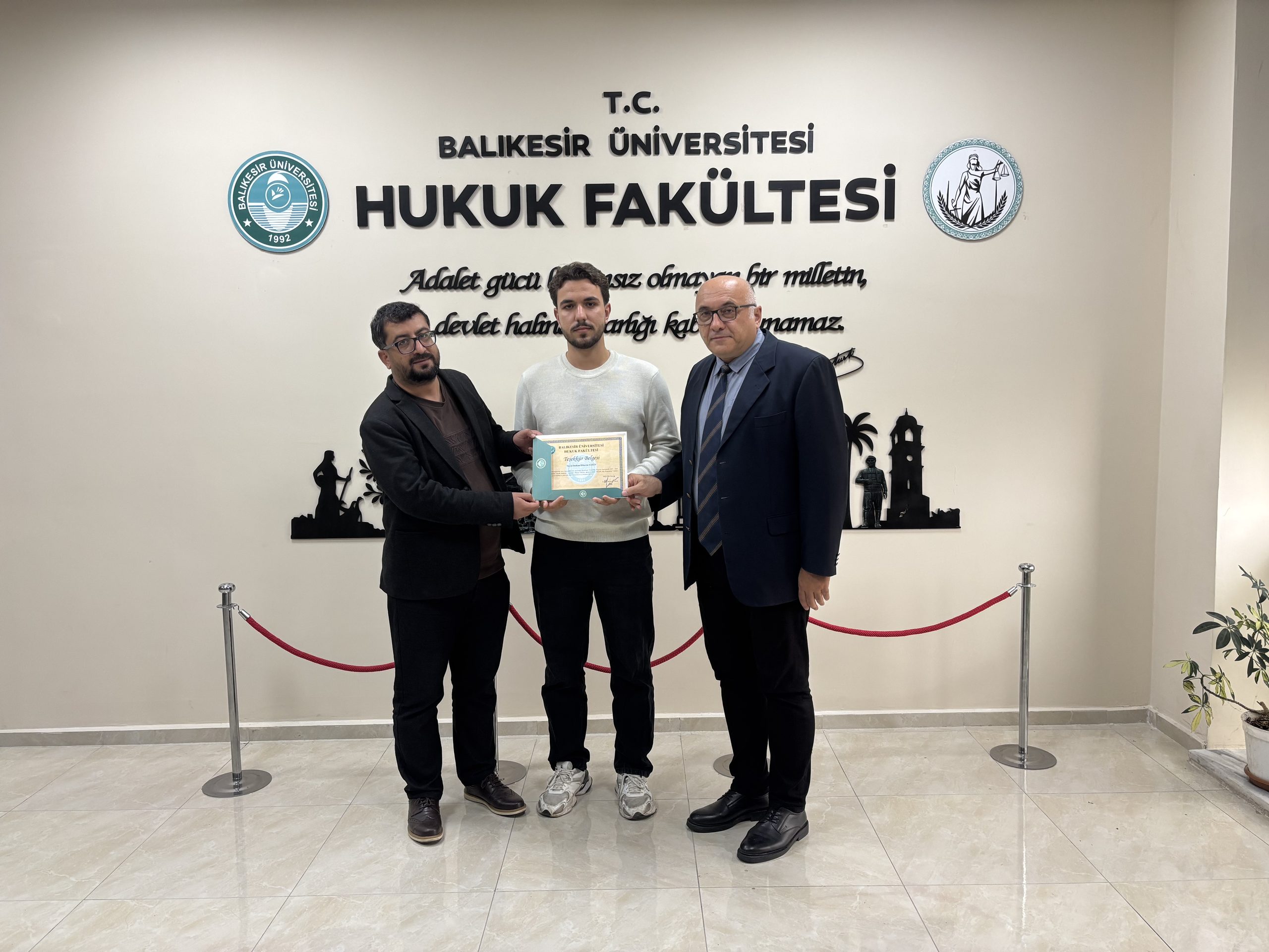 Ulusal Staj Programı Kapsamında Stajlarını Tamamlayan Öğrencilerimize Teşekkür Belgesi 3