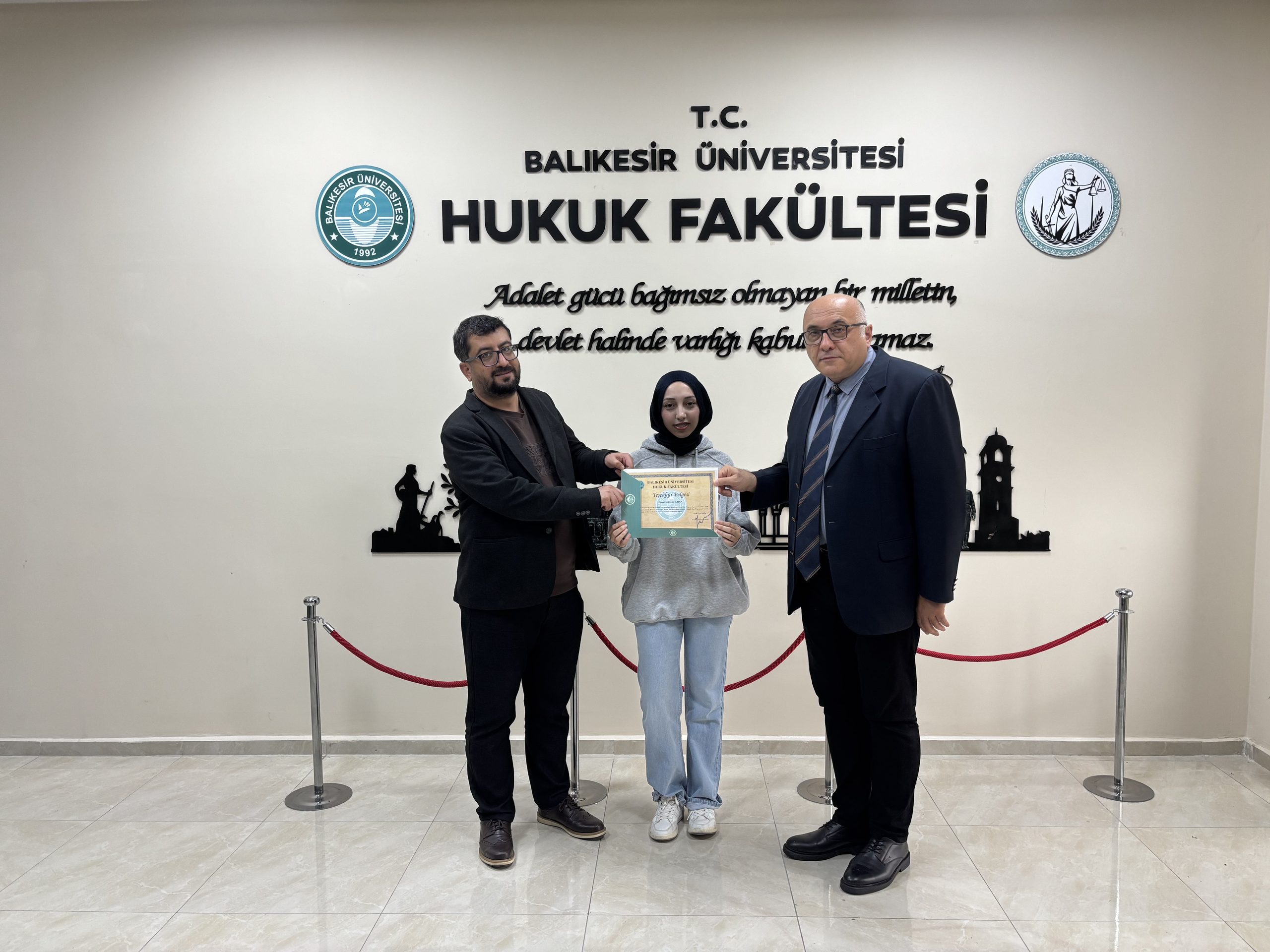 Ulusal Staj Programı Kapsamında Stajlarını Tamamlayan Öğrencilerimize Teşekkür Belgesi 5