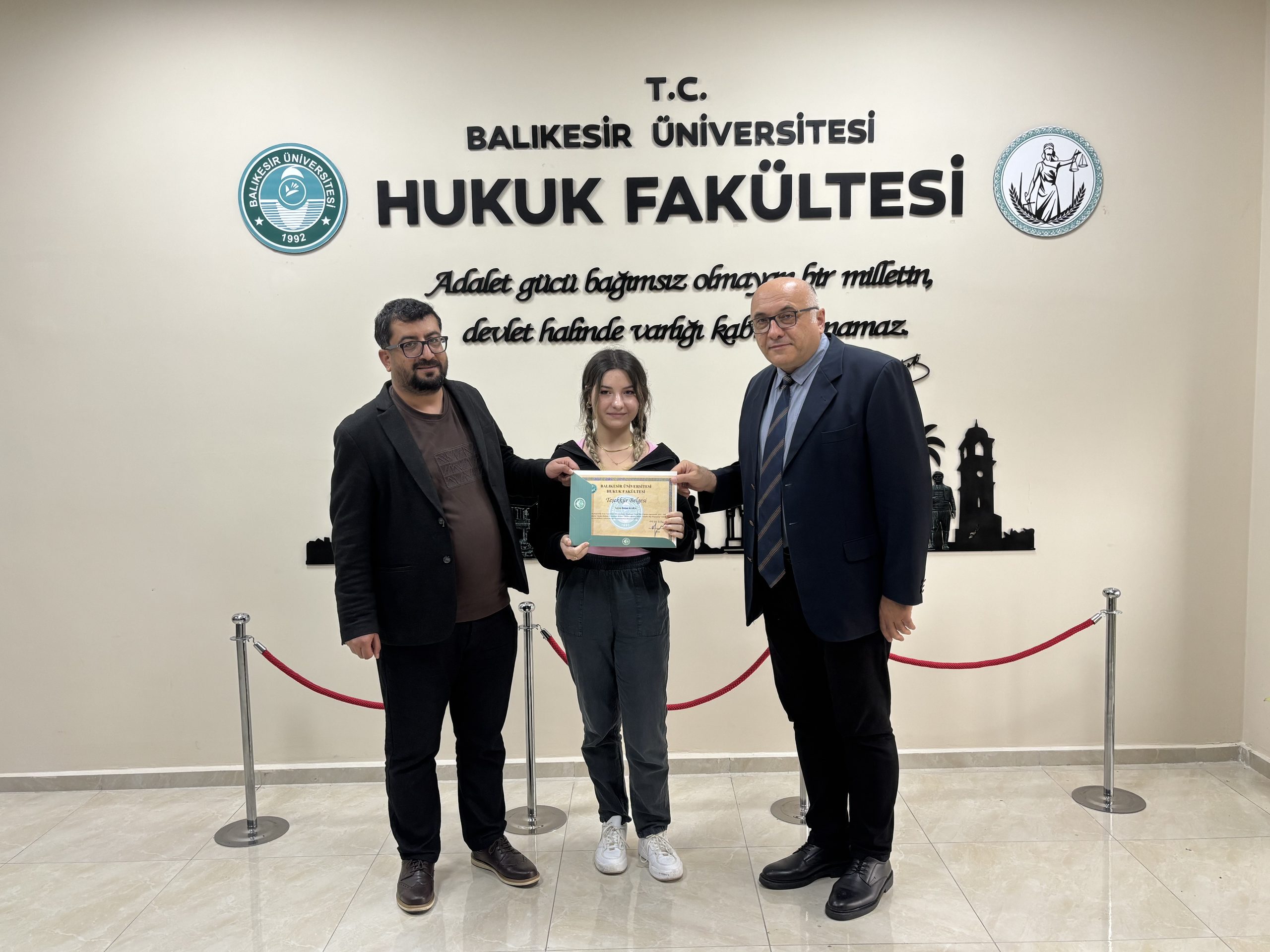 Ulusal Staj Programı Kapsamında Stajlarını Tamamlayan Öğrencilerimize Teşekkür Belgesi 6