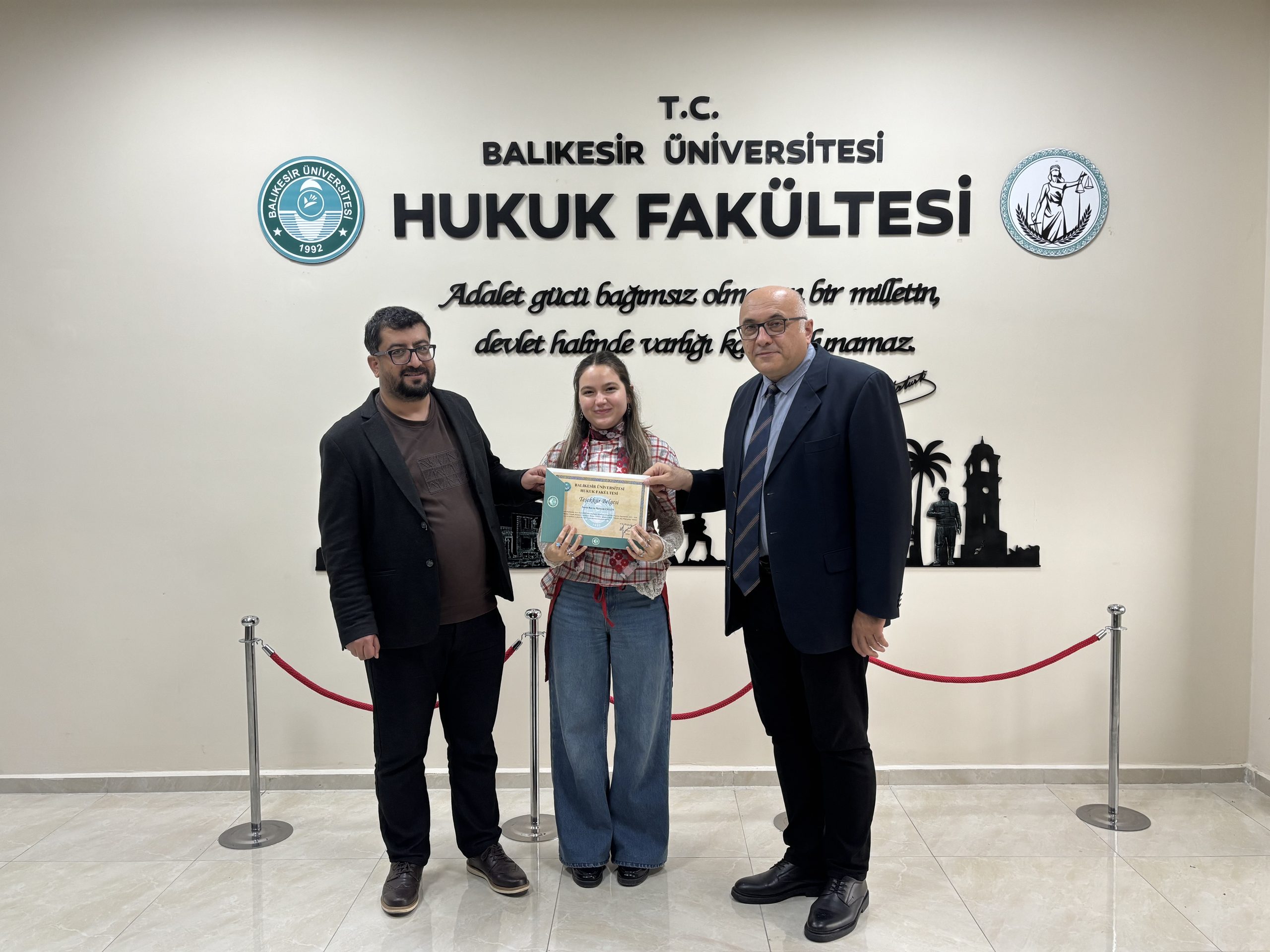 Ulusal Staj Programı Kapsamında Stajlarını Tamamlayan Öğrencilerimize Teşekkür Belgesi 8