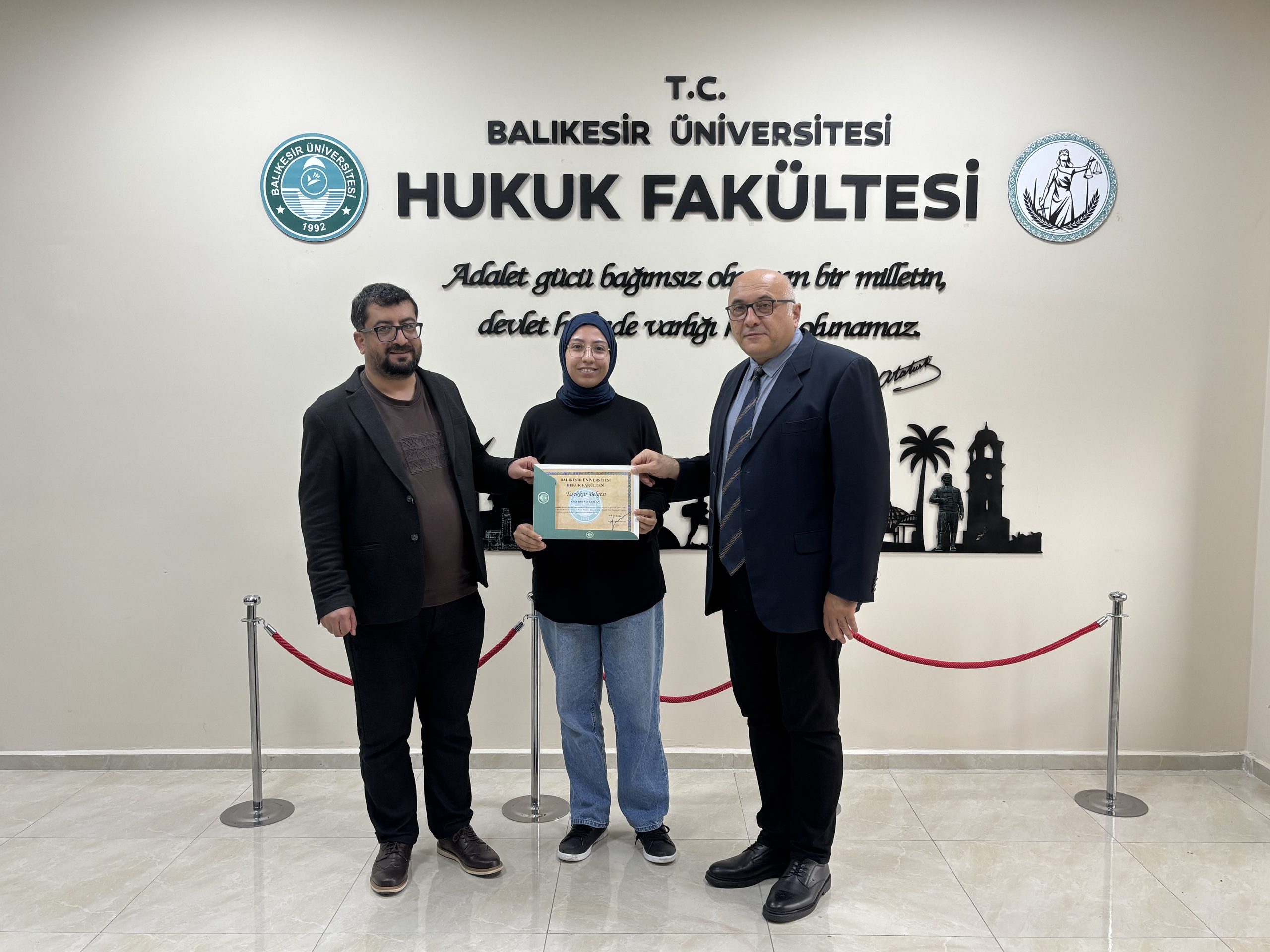 Ulusal Staj Programı Kapsamında Stajlarını Tamamlayan Öğrencilerimize Teşekkür Belgesi 9
