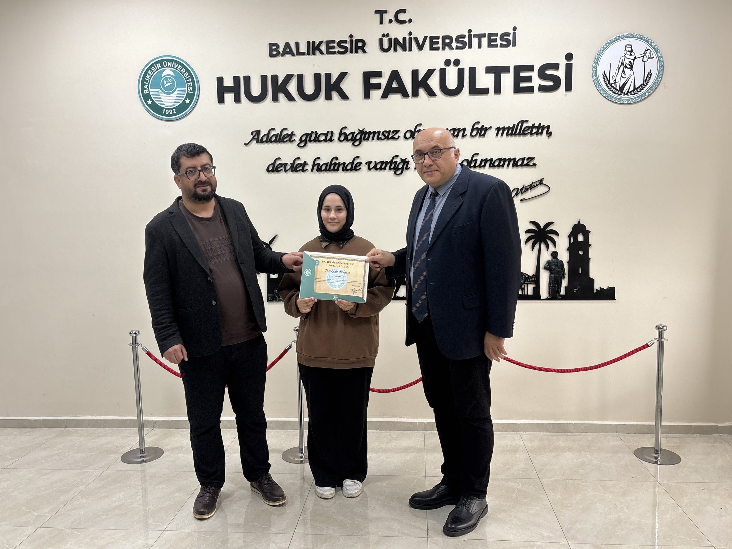 Ulusal Staj Programı Kapsamında Stajlarını Tamamlayan Öğrencilerimize Teşekkür Belgesi 15
