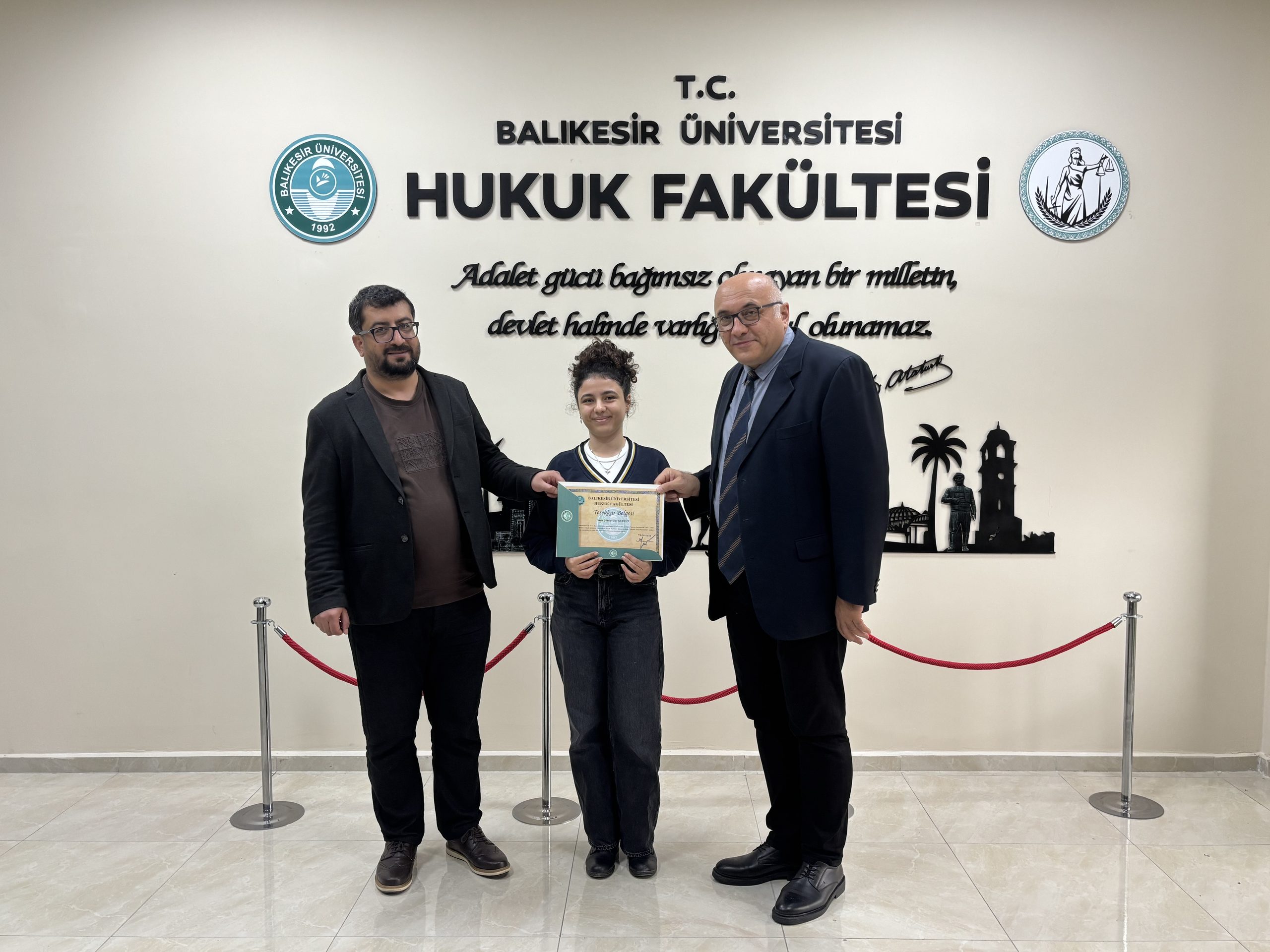 Ulusal Staj Programı Kapsamında Stajlarını Tamamlayan Öğrencilerimize Teşekkür Belgesi 11