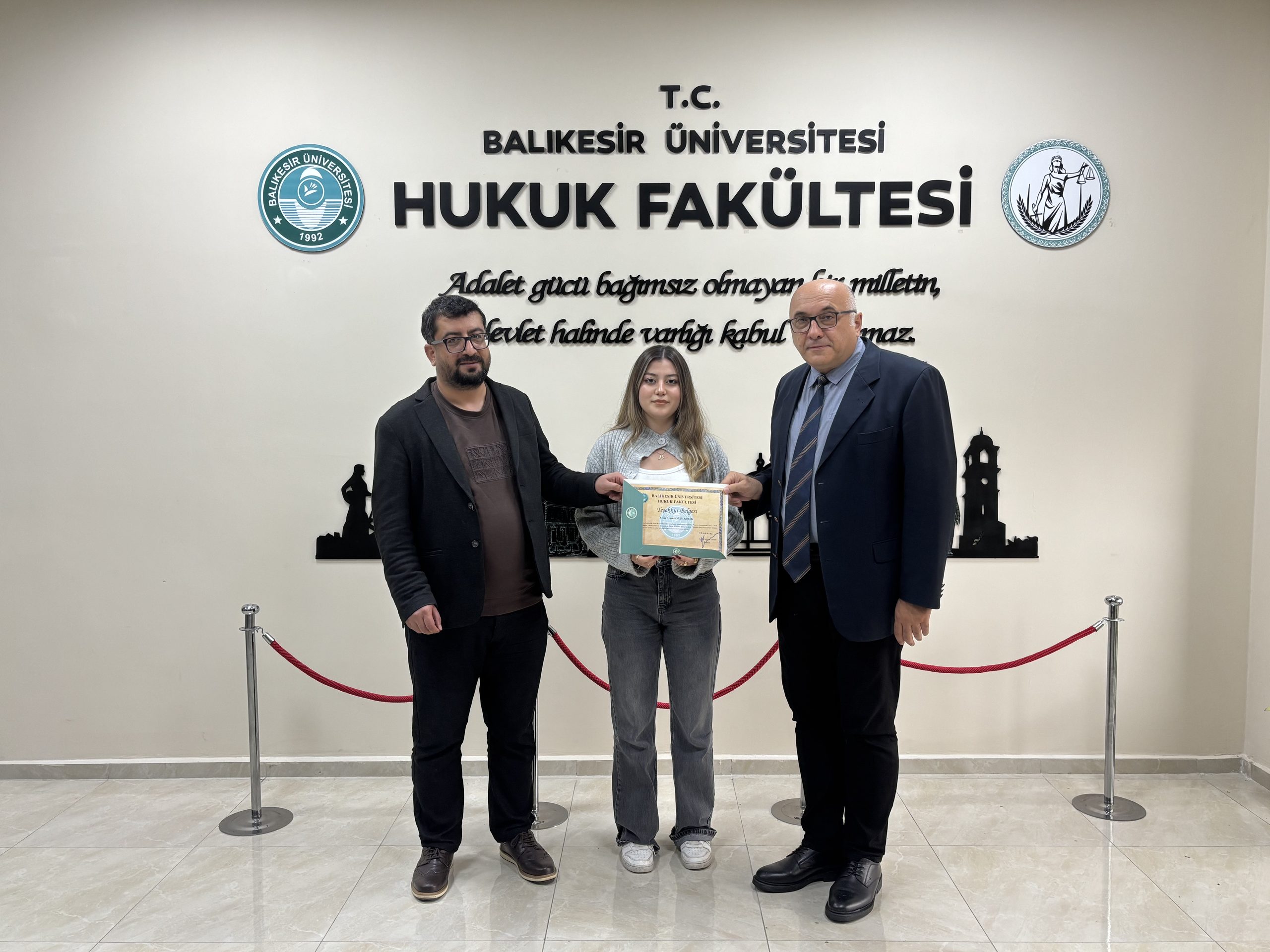 Ulusal Staj Programı Kapsamında Stajlarını Tamamlayan Öğrencilerimize Teşekkür Belgesi 12
