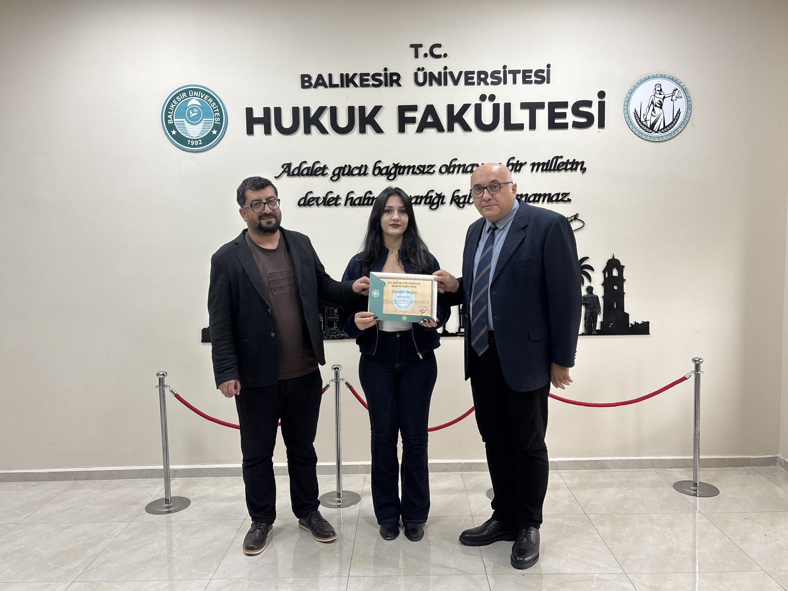 Ulusal Staj Programı Kapsamında Stajlarını Tamamlayan Öğrencilerimize Teşekkür Belgesi 10