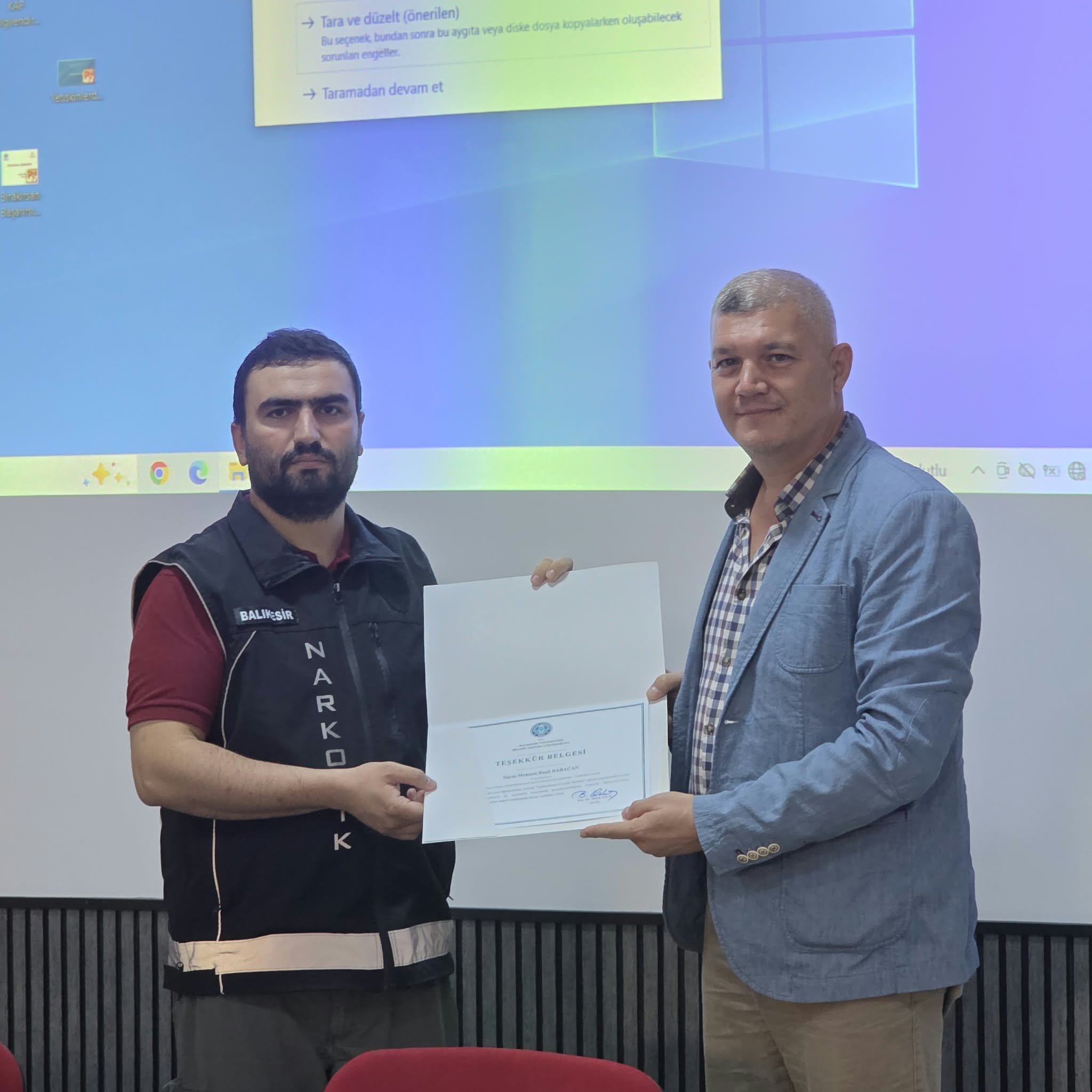 Narkorehber Gençlik Modülü Kapsamında Bigadiç Meslek Yüksekokulumuzda Eğitim Semineri Düzenlendi 1