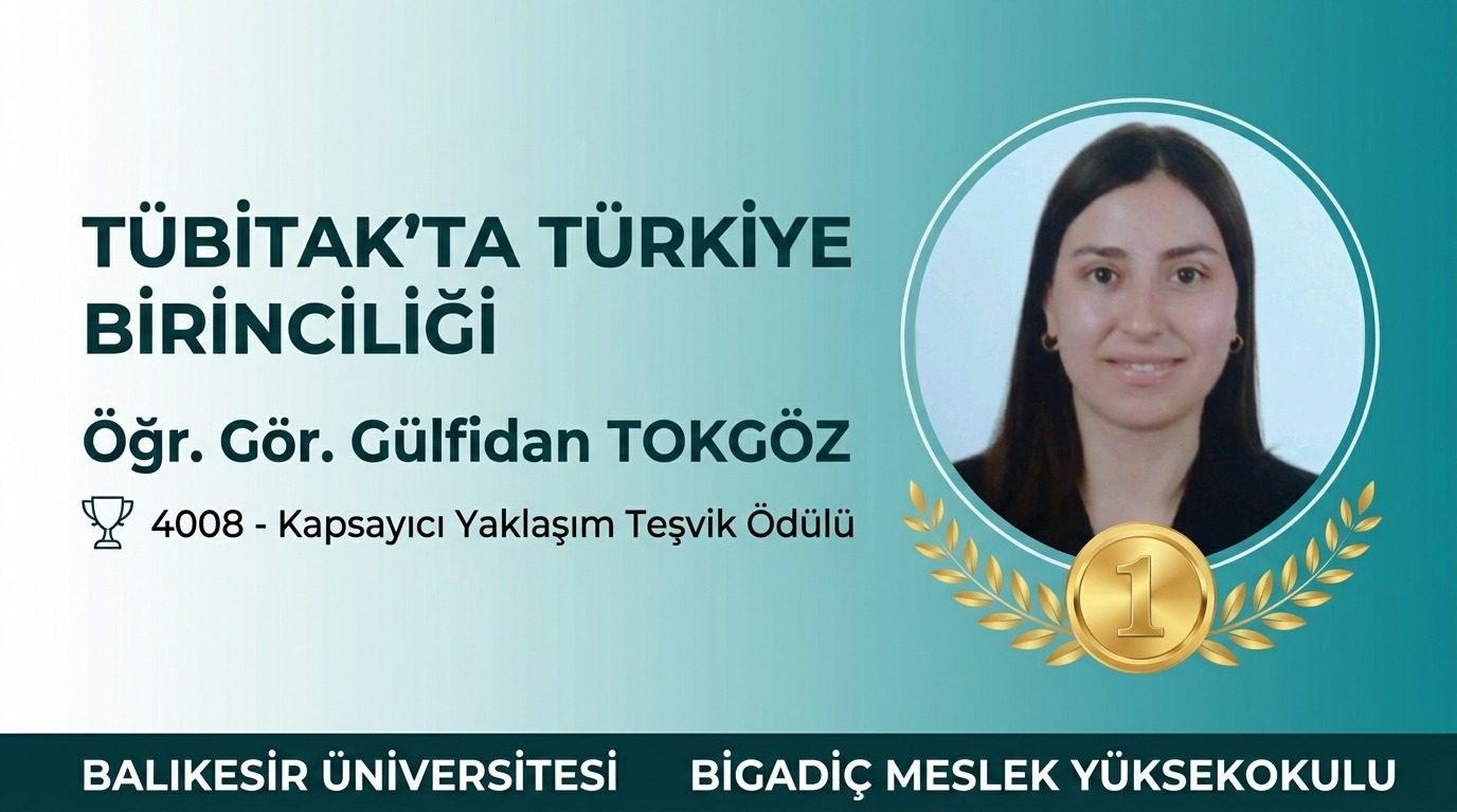 Fizyoterapi Programı Yürütücülüğünde Hazırlanan Projeye TÜBİTAK’tan Türkiye Birinciliği!