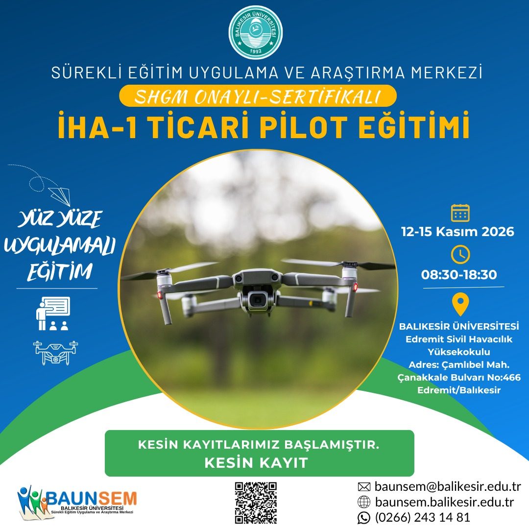 İHA-1 Ticari Pilot Eğitimi 1