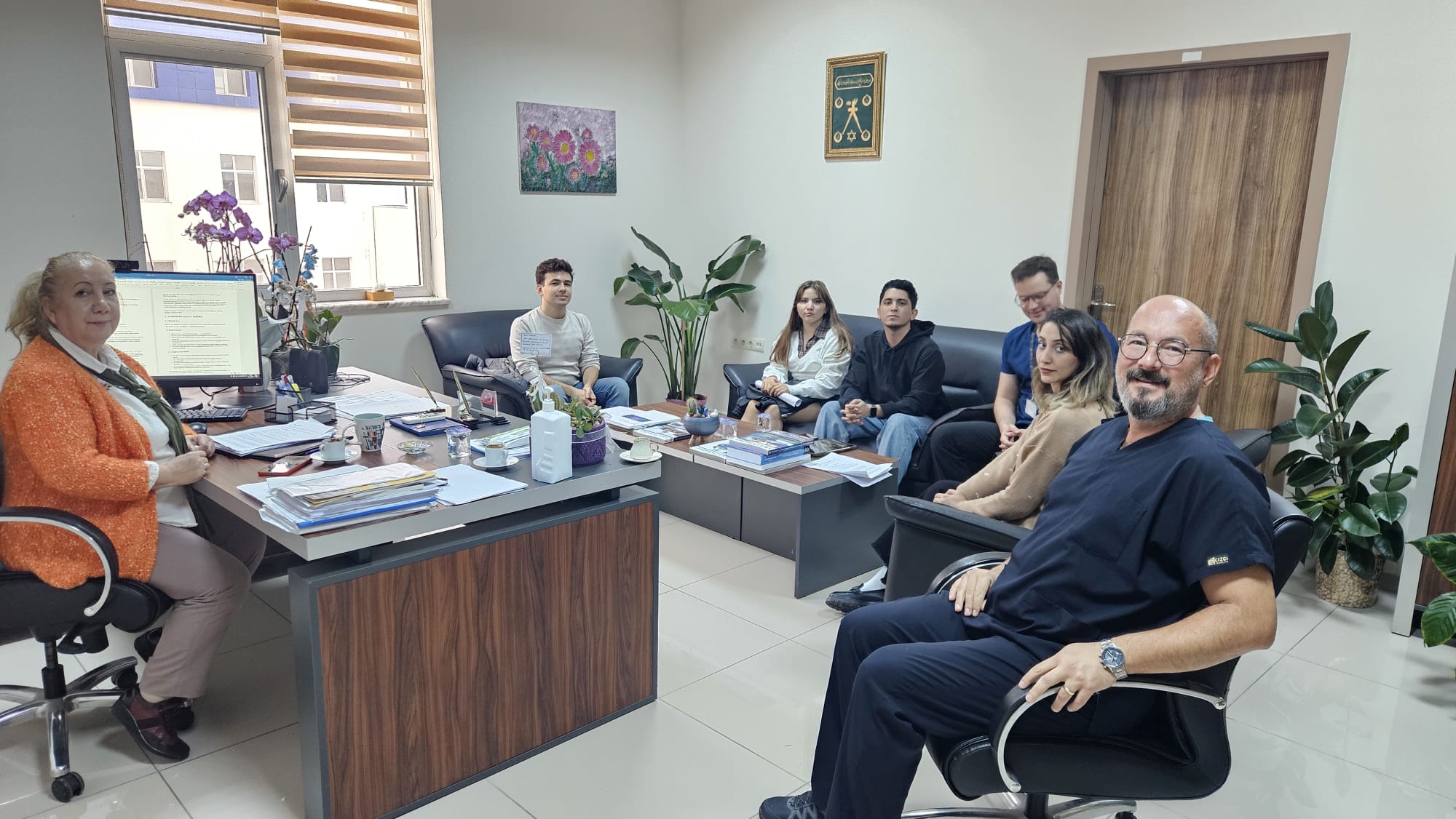 BAÜN Tıp Fakültesi Öğrenci Projeleri Kapsamında Dekanlık Ziyareti Gerçekleştirildi