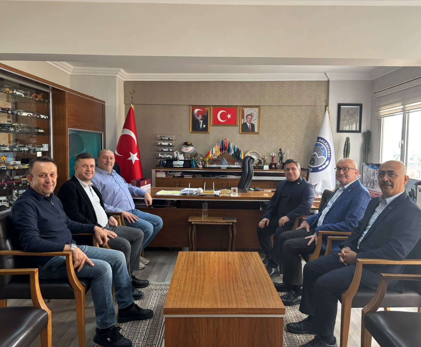 Rektör Oğurlu’dan Bigadiç Belediye Başkanı Mustafa Göksel’e Ziyaret
