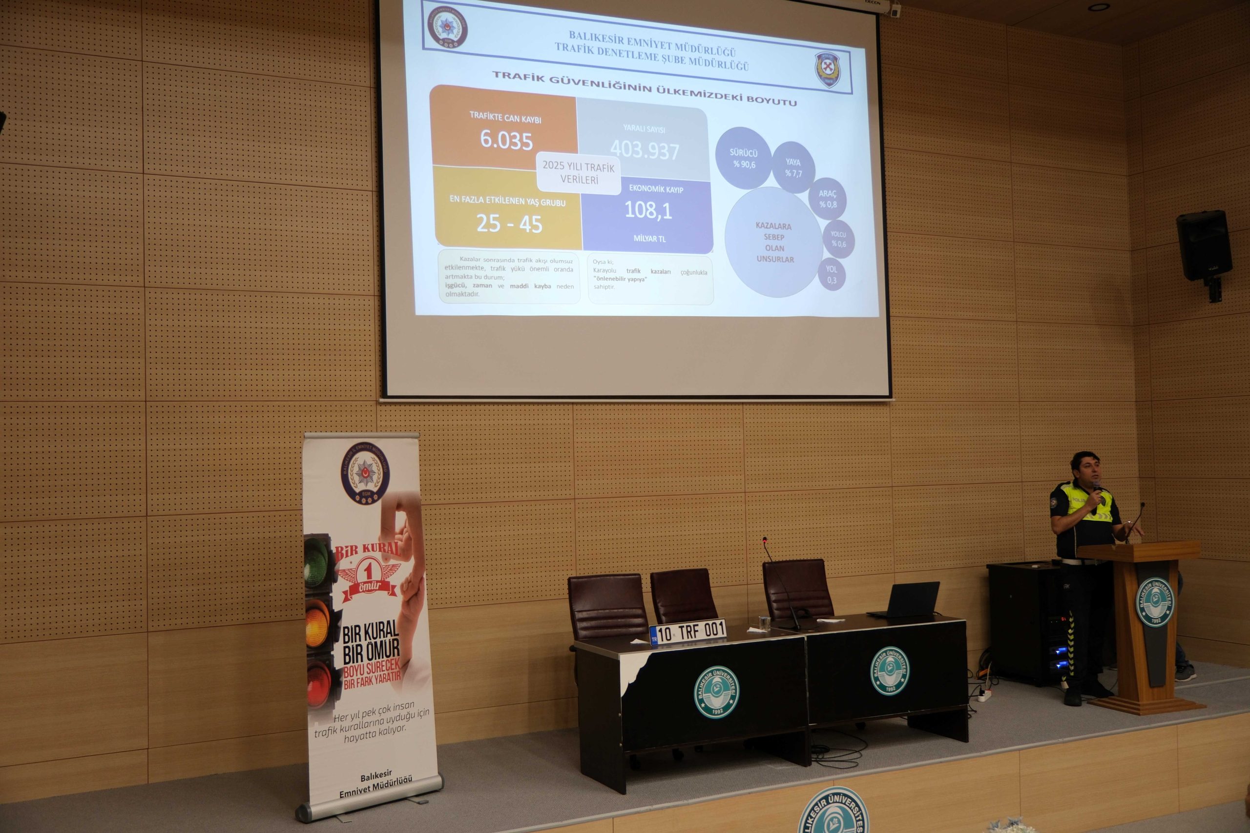 Üniversitemiz Personeline Karayolları Trafik Kanunu Değişikliği Hakkında Eğitim Verildi 2