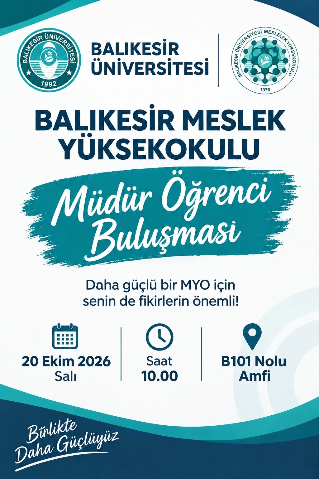 Müdür Öğrenci Buluşması 1