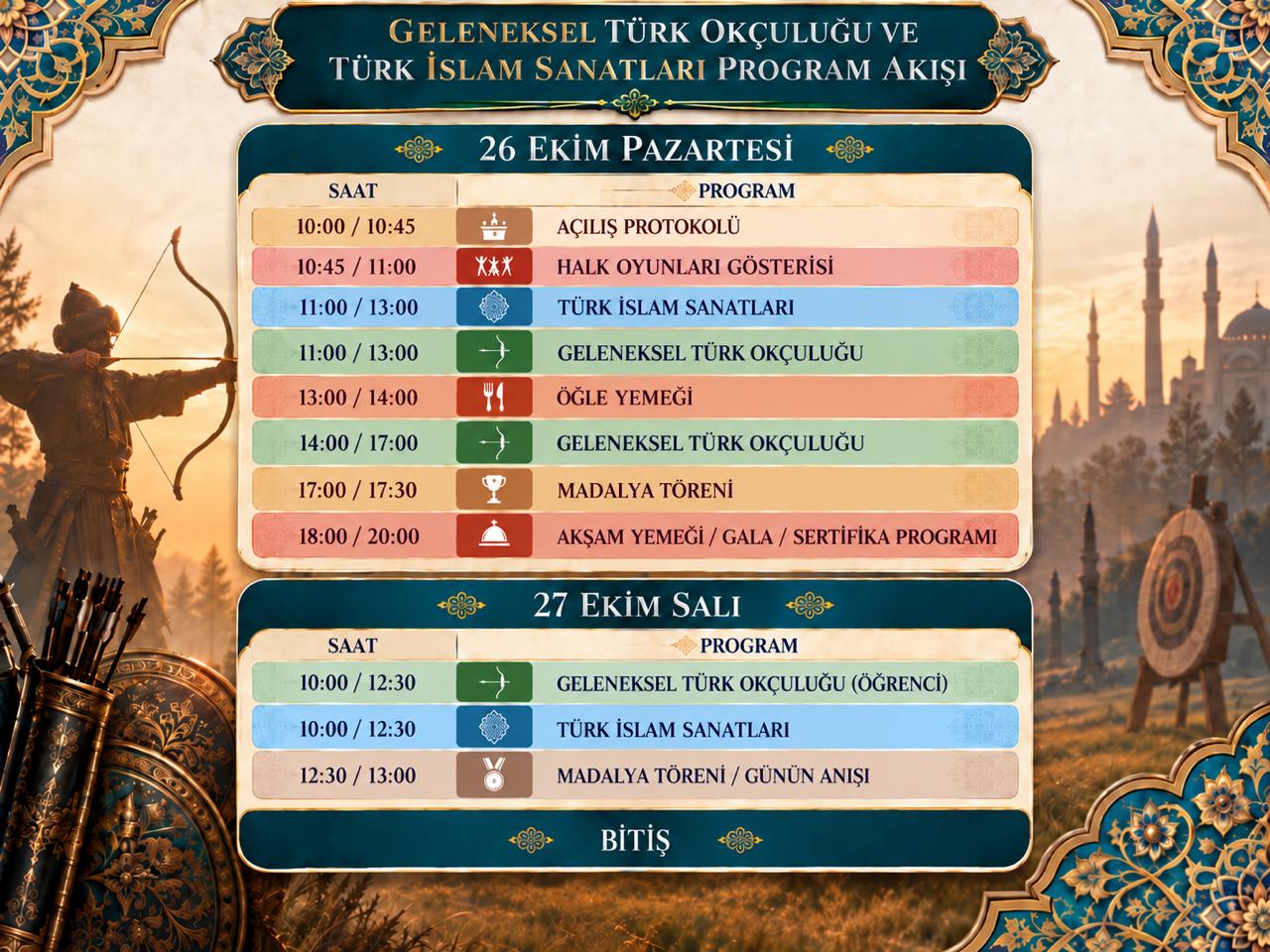 Geleneksel Türk Okçuluğu ve Türk İslam Sanatları Etkinliği 2