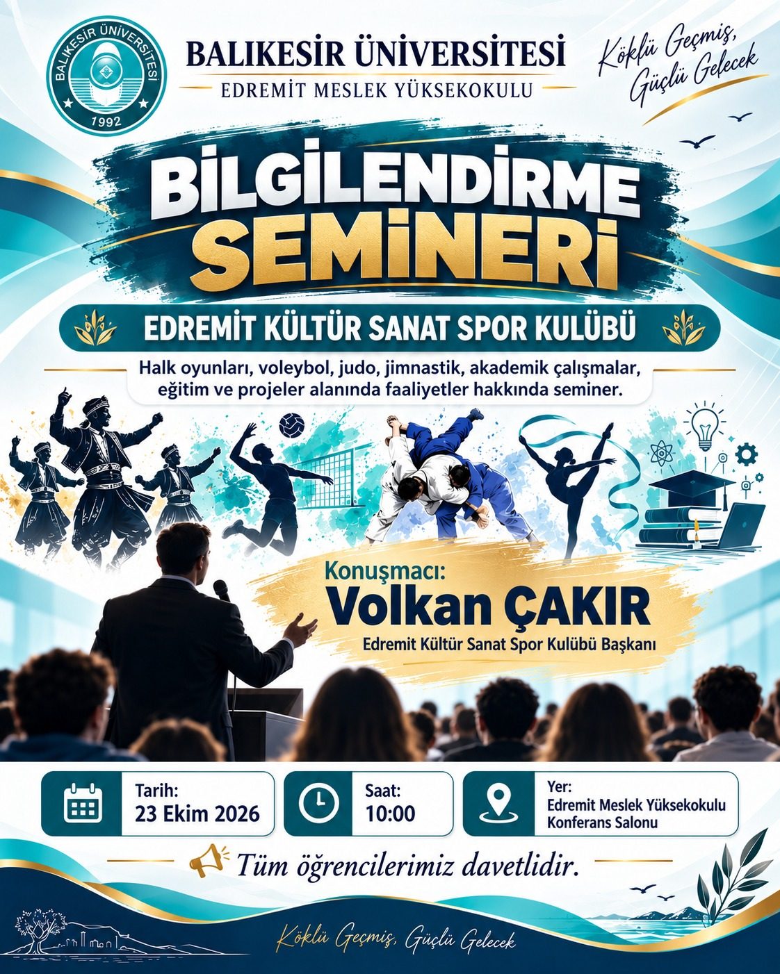 Edremit Kültür Sanat Spor Kulübü Bilgilendirme Semineri