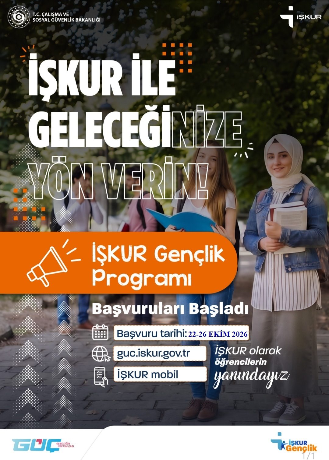 İŞKUR Gençlik Programı Başvuruları Başladı