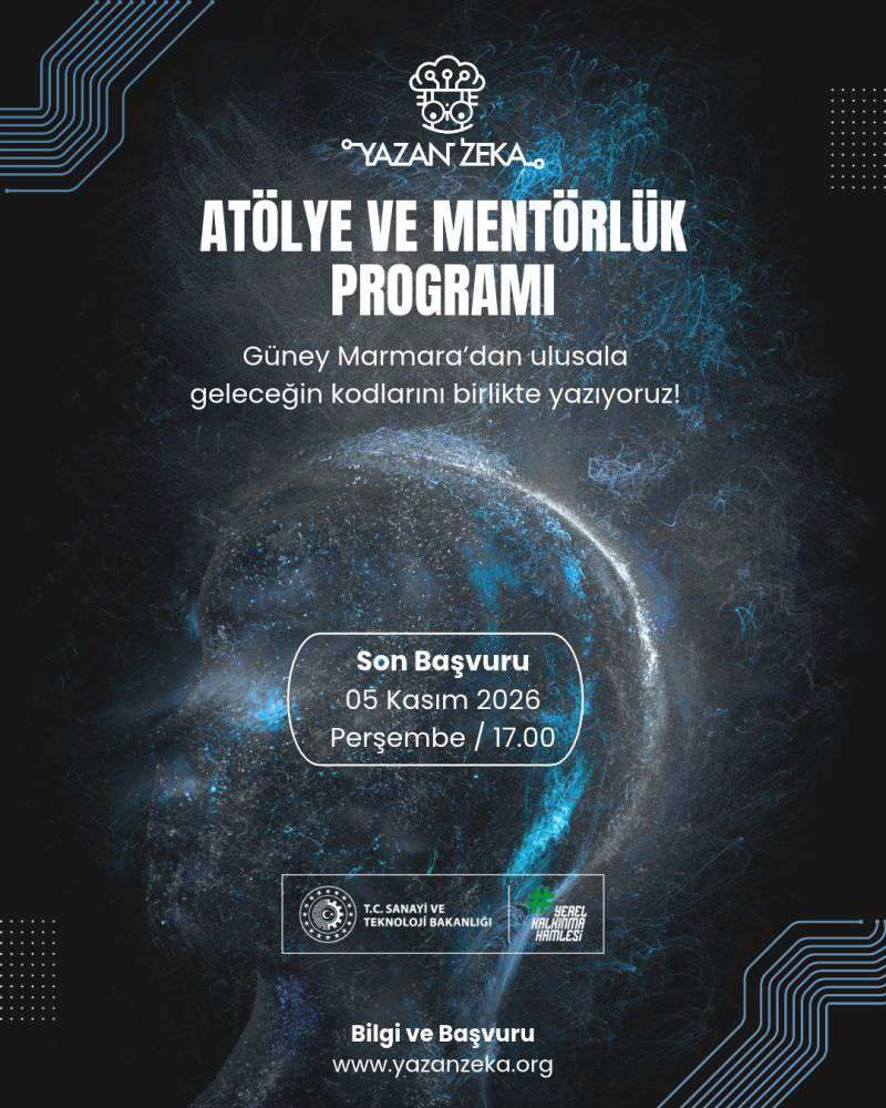 Güney Marmara Kalkınma Ajansı "Yazan Zekâ" Atölye ve Mentörlük Programı Başvuruları Başladı 1