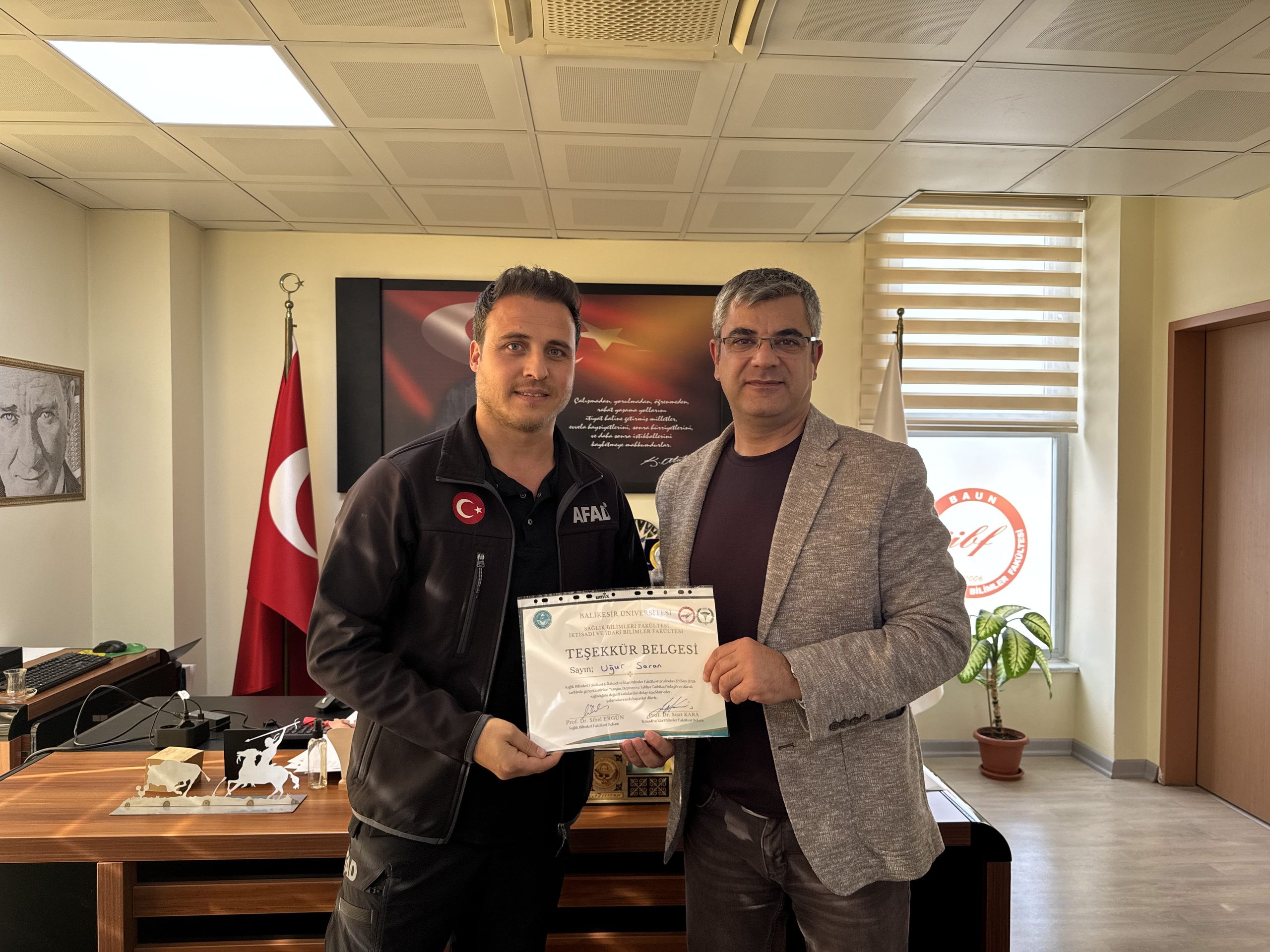 DEPREM, TAHLİYE VE YANGIN SÖNDÜRME TATBİKATI GERÇEKLEŞTİRİLDİ 18