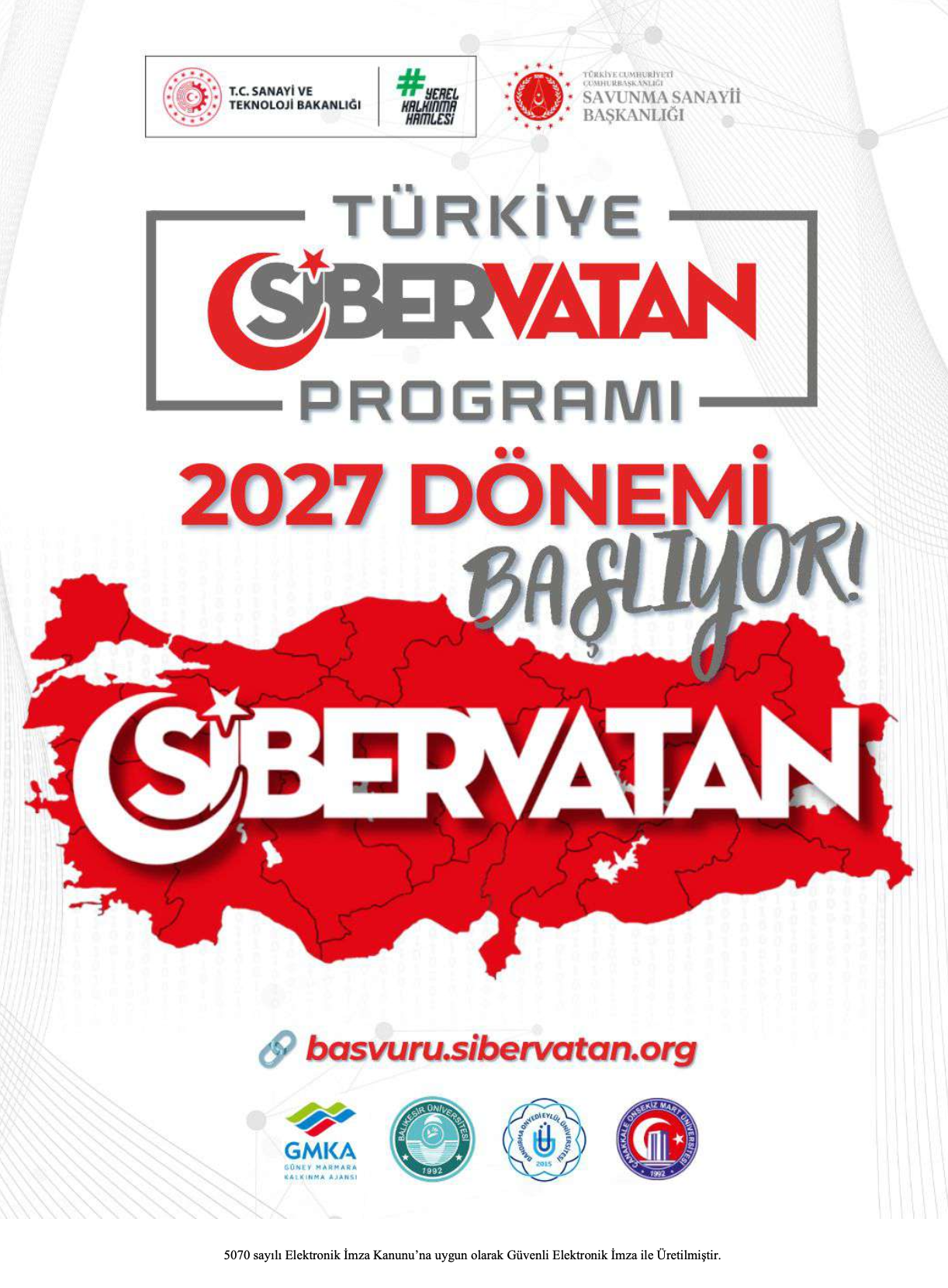 Türkiye Siber Vatan Programı 2027 Dönemi Başvuruları Başladı