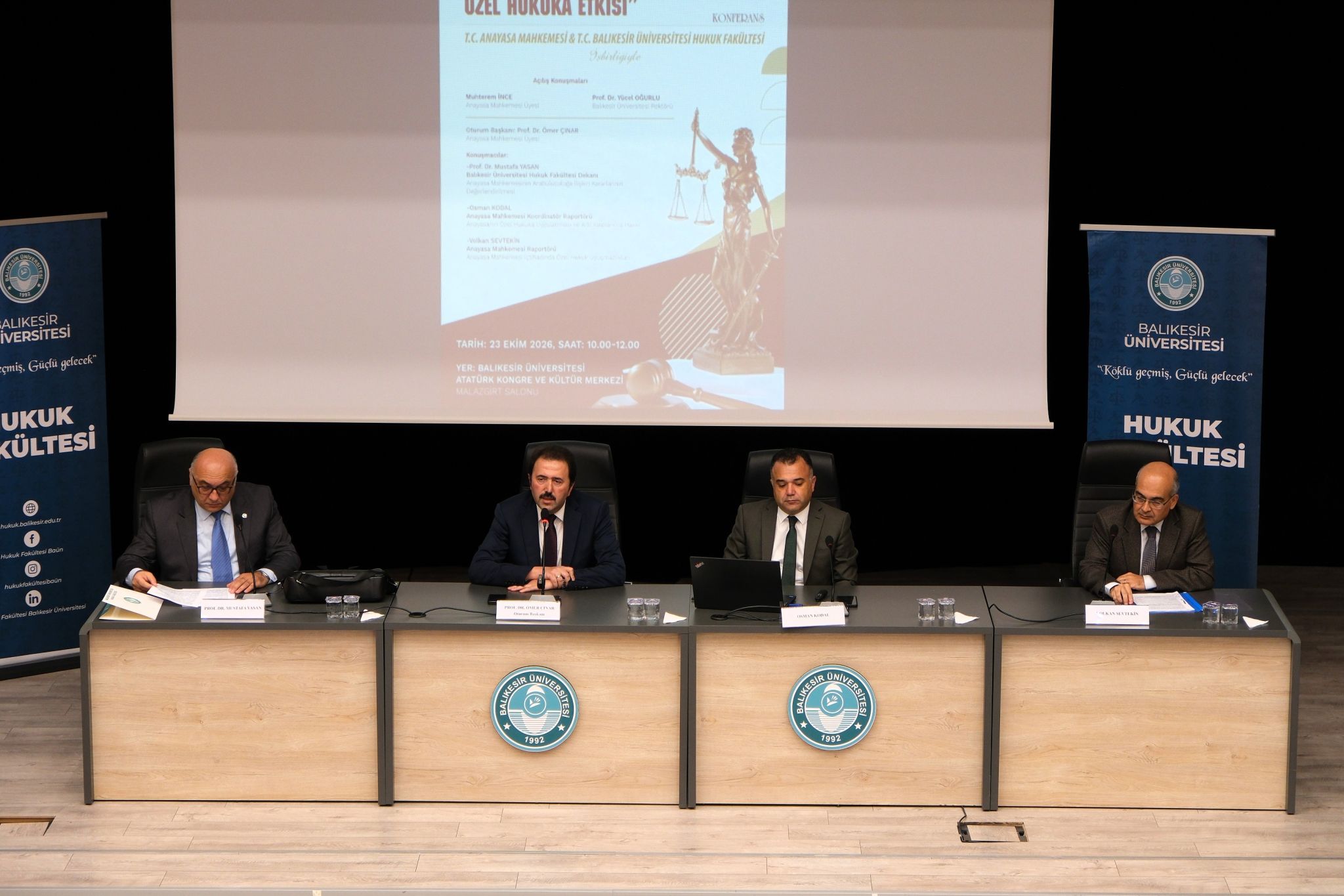 Hukukun Zirvesi BAÜN'de Buluştu: Anayasa Mahkemesi Kararlarının Özel Hukuka Etkisi Konuşuldu 18