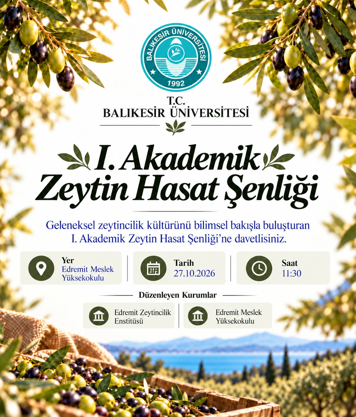 I.Akademik Zeytin Hasat Şenliği 2
