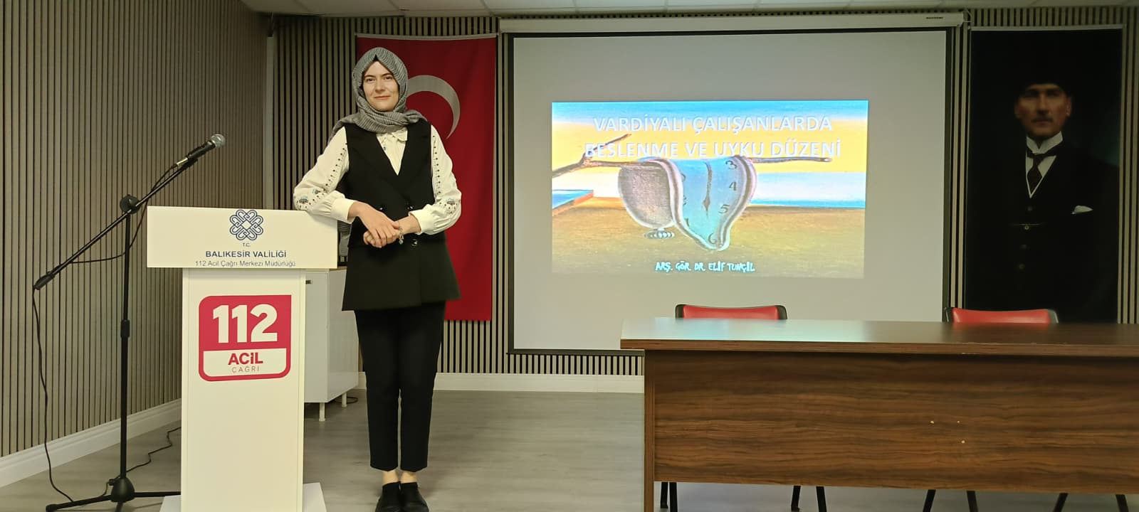 “Vardiyalı Çalışanlarda Beslenme ve Uyku Düzeni” Konulu Hizmet İçi Eğitim Düzenlendi