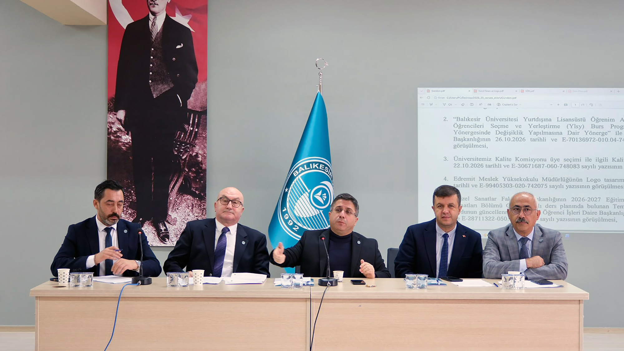 BAÜN Senato ve Yönetim Kurulu Toplantısı, Edremit MYO’da Gerçekleştirildi 4