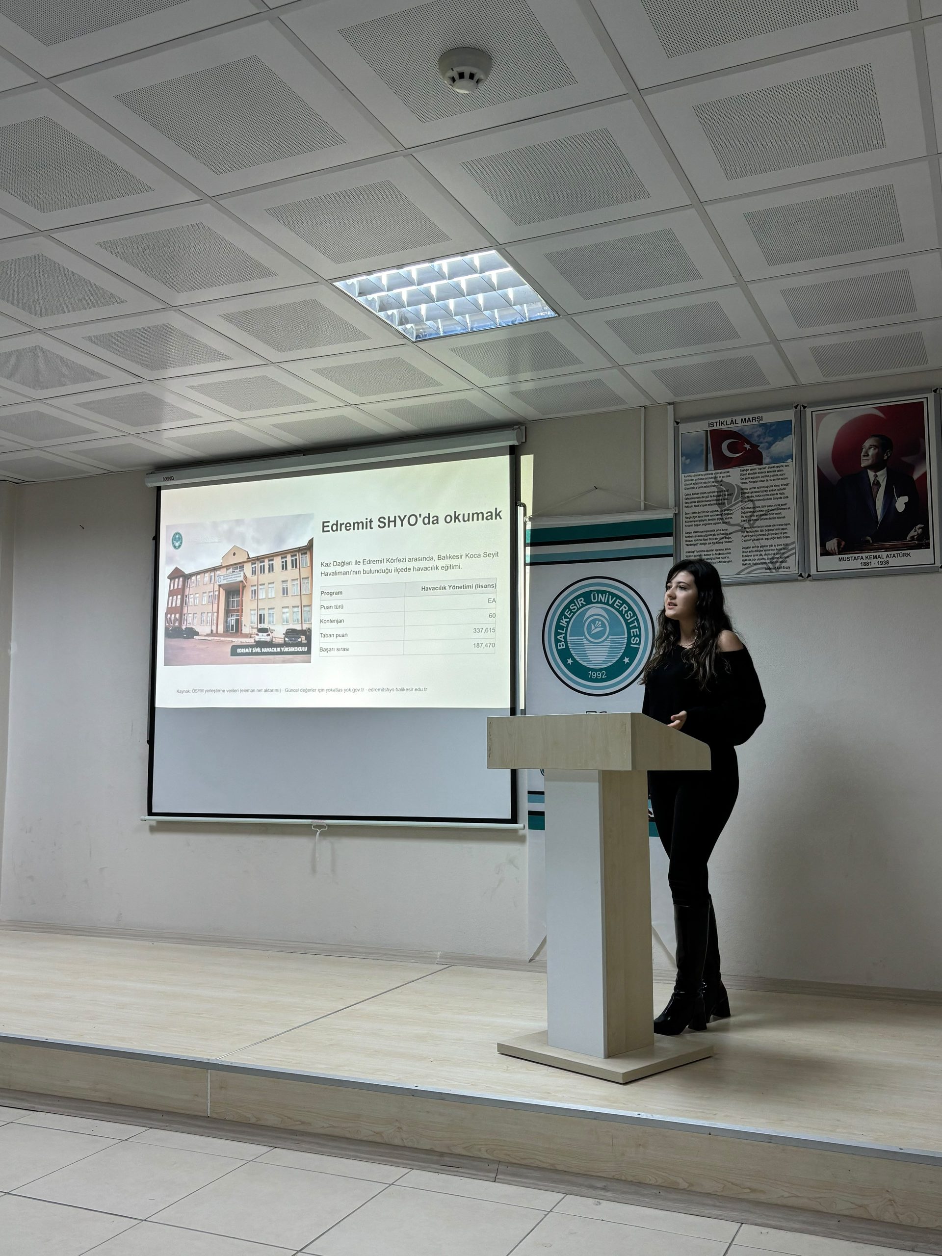 Ülkü Muharrem Ertaş Anadolu Lisesi Öğrencilerinden Havacılık Yönetimi Bölümümüze Ziyareti 1